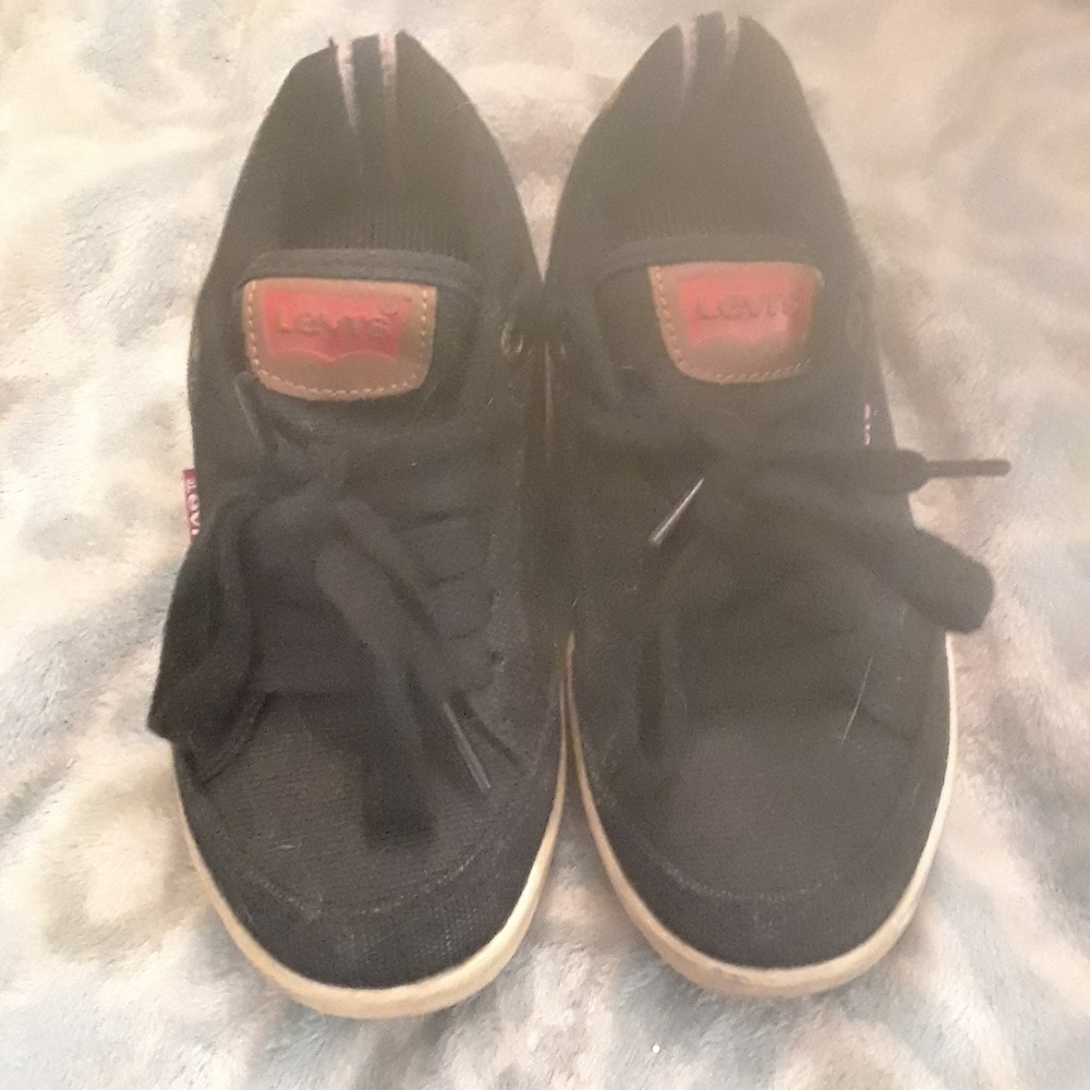 TODDLER Levi black & tan sneakers size 12